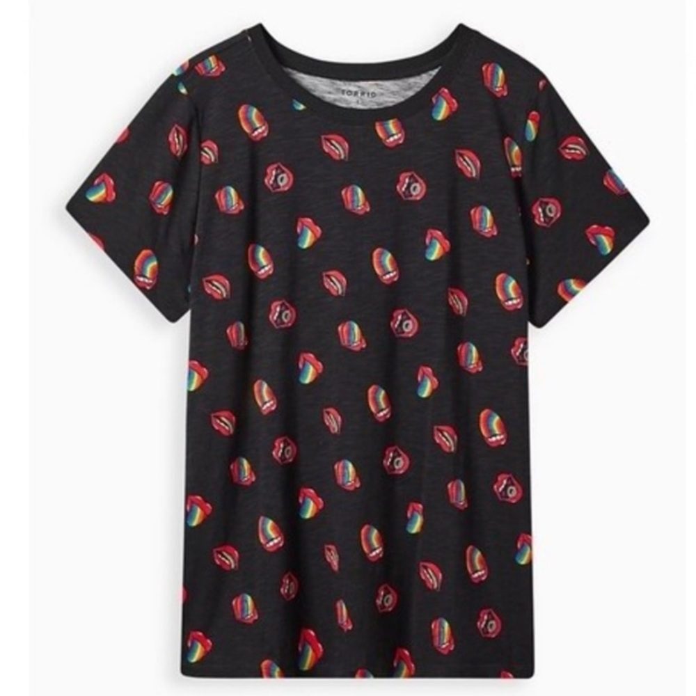 Torrid PRIDE Lips SS Vintage Tee 3X/22-24 - Picture 3 of 7